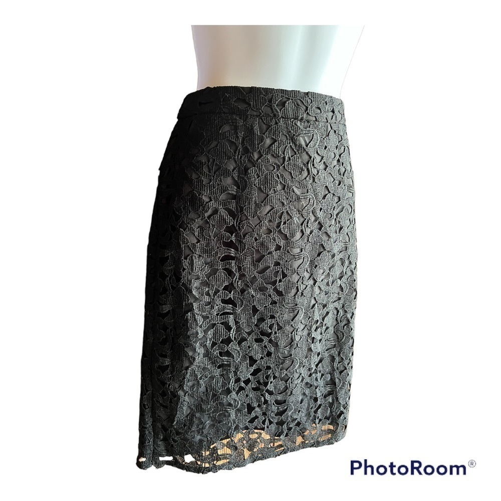 $10 Saturday Savings! 🛍J Crew Dressy Lace Black Elegant Skirt - Picture 10 of 11